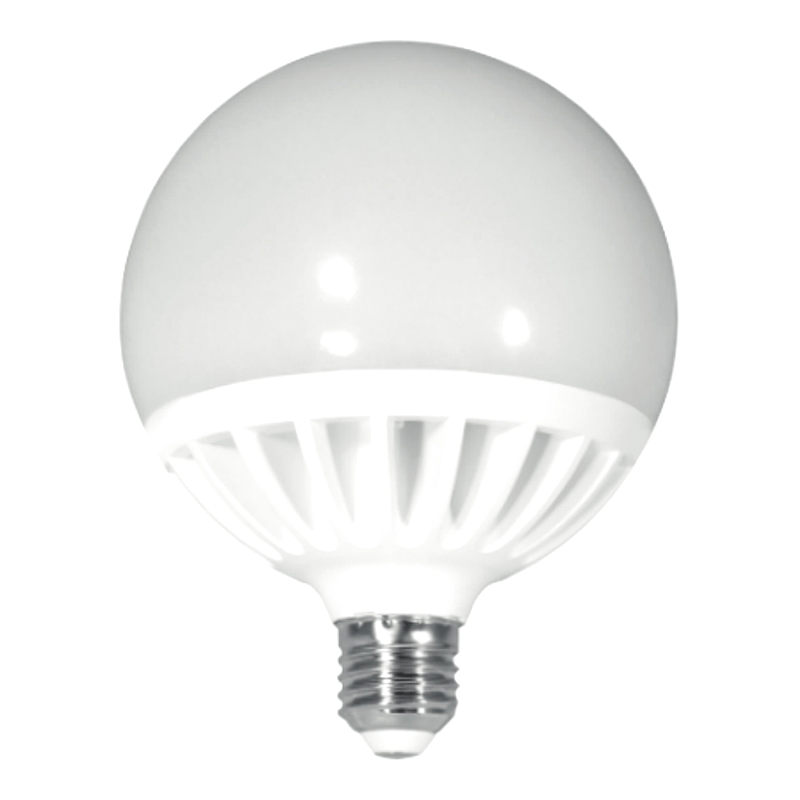 塑料涂层压铸铝条纹 LED G 灯泡